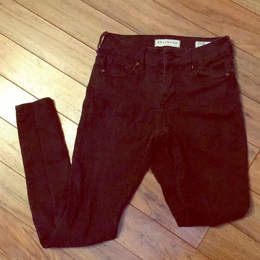 Pacsun Bullhead Black Denim Skinny Jeans